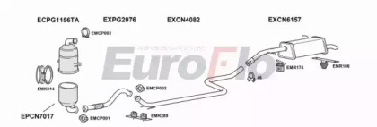 Система выпуска ОГ EuroFlo PG300816D 1012A